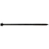 TimberTite Wood Screws, Black Ceramic, 1/4 x 4-In. 10-Pk.