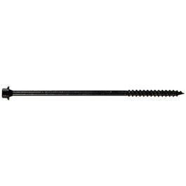 TimberTite Wood Screws, Black Ceramic, 1/4 x 4-In. 10-Pk.