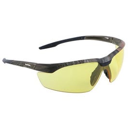Yellow Camo Safety Glasses