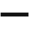 Border Edging, Straight Top, Black, 5 x 36-In.