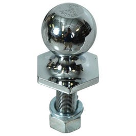 Steel Interlock Hitch Ball, 1-7/8 x 3/4 x 2-3/8 In.