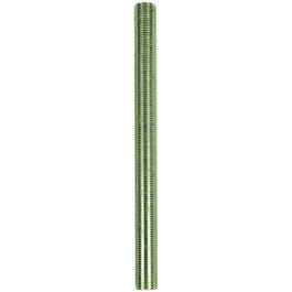 Lamp Nipple, Zinc-Plated, 1/8 IP, 5-In.