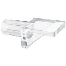 Shelf Support Peg, Clear Plastic, 1/4-In., 12-Pk.