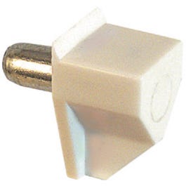 Shelf Support Peg, White Plastic, 5mm-Dia., 8-Pk.