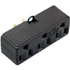 Triple Grounding Adapter, Brown, 15-Amp, 125-Volt