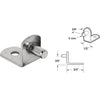 Prime-Line 5mm Nickel Metal Shelf Support (8-Count)