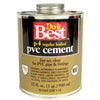 Do it Best 32 Oz. Regular Bodied Clear PVC Cement