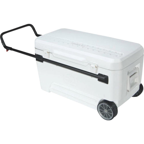 Igloo Glide Pro 110 Qt. 2-Wheeled Cooler, White