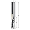 CMT Solid Carbide Upcut Spiral Bits