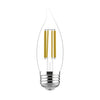 GE Ultra Bright LED 75 Watt Replacement Soft White CA11 Deco - Candle Bulbs