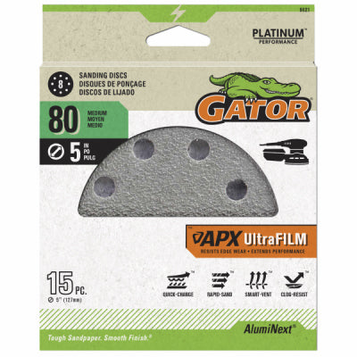 Gator APX Ultrafilm Sanding Discs Hook & Loop