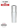 Milwaukee 1/2 Drive 9/16 SAE 6-Point Deep Socket with FOUR FLAT™ Sides