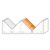 CMT V-Grooving router bits (90°)