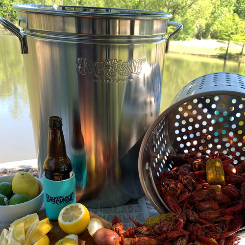 Bayou Classic 44-qt Stainless Stockpot with Basket