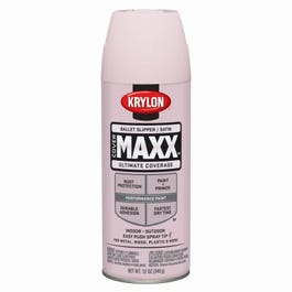 CoverMaxx Spray Paint & Primer, Satin, Ballet Slipper, 12-oz.